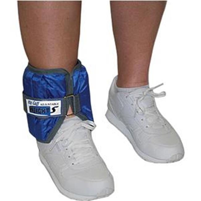 CanDo® Adjustable Ankle Weights FAB103332 Blue, 10 lbs Walmart
