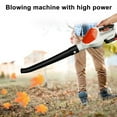 thumbnail image 3 of ruhuadgb Handheld Cordless Leaf Blower, 24V Battery Powered Leaf Blowers,Electric Leaf Blower with 2 Batteries and 1 Charger, for Lawn Care, Patio, Sidewalk,Snow Blowing-US Plug, 3 of 8