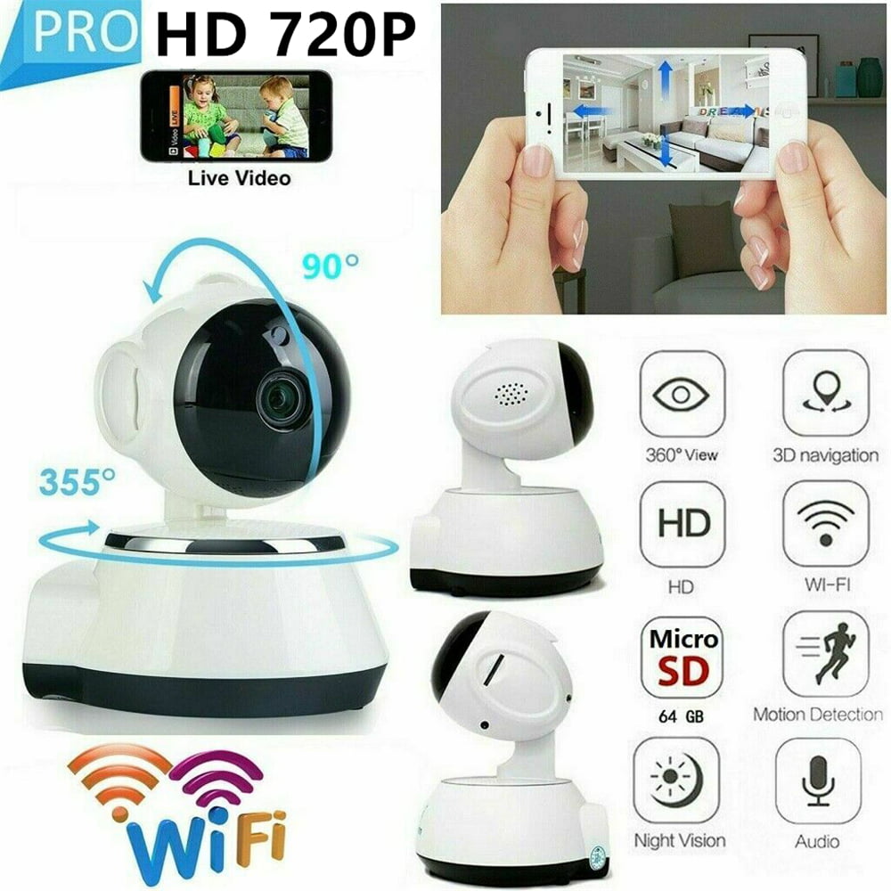PAPALOOK S1 1080p Home Camera Android App Indoor IP Security Surveillance System with Night Vision for Home/Office/Baby/Nanny/Pet Monitor with iOS