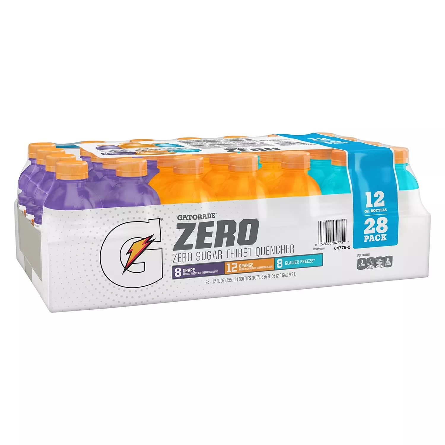 Gatorade Zero Variety Pack, 12 Fluid Ounce (Pack of 28)