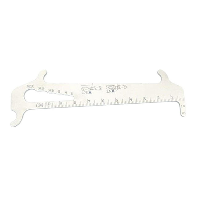 Comprobador de cadena Colamx Medidor de desgaste de cadena portátil para bicicletas de montaña
