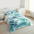 thumbnail image 3 of jejeloiu Cute Dragonfly Twin Comforter Sets,Blue Splatter Ink Bedding Set For Girls Teens Reversible 2 Pieces, 3 of 8