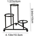 thumbnail image 2 of Leadigol Triangular Ball Base,Crystal Spheres Holder,Crystal Ball Stand,Crystal Ball Display Rack,Metal Sphere Display Stand,Iron Arm Display Stand, 2 of 2
