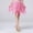Pink, variant on Women's Sheer Tutu Skirt Tulle Mesh Layered Midi Skirt Costume Performance Clothing Latin Belly Latin Dance Sequins Irregul Skirt Wyongtao Under $10.00