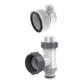 thumbnail image 4 of Above Ground Plunger Valves with Gaskets & Nuts + Hose Adapters, Above Ground Plunger Valves with Pool Hose Adapter, Pool Parts and Accessories, Multisize, 1 Set 2 PCS, 4 of 9
