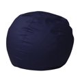thumbnail image 1 of Small Solid Navy Blue Kids Bean Bag Chair, 1 of 9