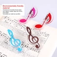 thumbnail image 2 of Inteprter Clips en forma de nota Musical de 10 piezas, abrazaderas para hojas de música de libros de Hotel, Kit surtido, soporte de página, Almacenamiento y organización del hogar, 2 of 6