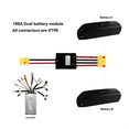 thumbnail image 1 of E Bike Battery Module 100A 20V-72V Electric Dual Battery Connect, 1 of 5