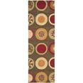 thumbnail image 5 of SAFAVIEH Soho Selma Geometric Wool Runner Rug, Brown/Multi, 2'6" x 10', 5 of 10