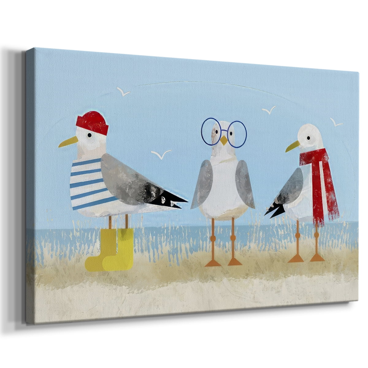 Christmas Holiday Art III- Gallery Wrapped Canvas-XII