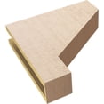 thumbnail image 6 of 4"W x 16"D x 16"H Thin Clemmons Rough Cedar Woodgrain TimberThane Corbel, Primed Tan, 6 of 6
