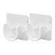 thumbnail image 3 of 2pcs No Drilling Adhesive Curtain Rod Hook Shower Curtain Rod Holder Tension Rod Bracket, 3 of 4