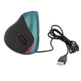 thumbnail image 1 of Ratón óptico vertical con cable 1200DPI 5 botones ergonómico de muñeca Portective USB Computadoras Ratones Advancent DZ5336-02B, 1 of 2