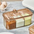 thumbnail image 5 of Vikakiooze Transparent Multi Compartment Dispenser Seasoning Jar Household Seasoning Condiments MSG Seasoning Box Shaker Kitchen Seasoning Jar Storage Box, 5 of 6