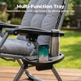 thumbnail image 6 of Alvantor Zero Gravity Chair with 440lbs Capacity, Foldable Outdoor Lounge, Black/Blue/Brown, 6 of 7