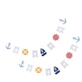 thumbnail image 1 of de 2 banderines de tela náutica, carteles, guirnaldas, decoraciones para habitación de niños, decoración de en hogar, 1 of 9