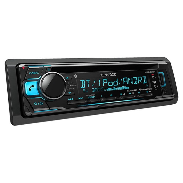Kenwood KDC-BT31 1-DIN Bluetooth Car Stereo Receiver - Walmart.com