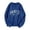 A-Blue511, variant on Women's Letter Boston Sweatshirt Oversized Long Sleeve Crew Neck Pullover Soft Retro Casual Sweatshirts