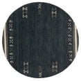 thumbnail image 2 of Safavieh Himalaya Dorothea Solid Wool Area Rug, Charcoal, 4' x 4' Round, 2 of 10