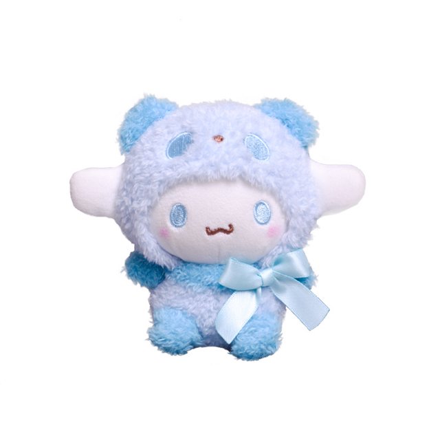Sanrio 10cm Kuromi My Melody Kt Cat Pc perro Hello Kitty llavero Anime figura de felpa colgante accesorios lindos animales Juguetes