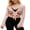 Pink, variant on LMLYSoH Women's Lace Shrug Cardigan Long Sleeve See-Through Tie Knot Front Tops