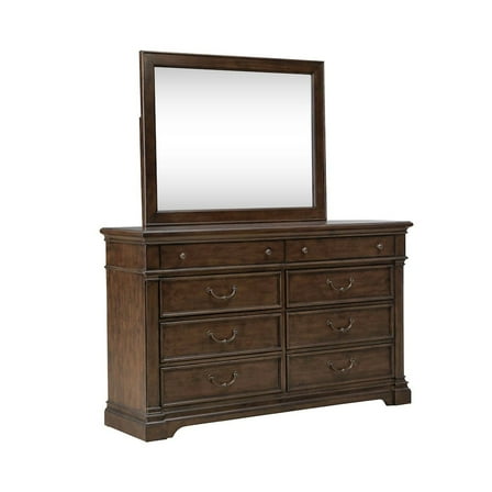 Liberty Furniture Industies, INC Arden Road Dresser & Mirror Bedroom Set - Satin Cherry