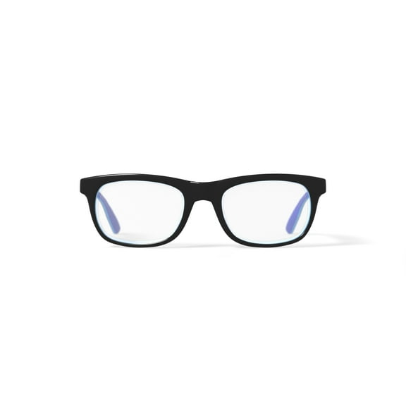 M America Youth MU305 Square Prescription Eyeglasses with Case, Dark/Light Blue