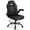 Black, variant on Atilioo Gaming Chair, Ergonomic Home Office Desk Chair with Lumbar Support, Adjustable Swivel Video Game Chair with Flip-up Armrest, PU Leather, Gray