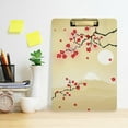 thumbnail image 6 of FMSHPON Cherry Blossom Flower Mountain Clipboard Hardboard Wood Nursing Clip Board and Pull for Standard A4 Letter 13x9 inches, 6 of 8