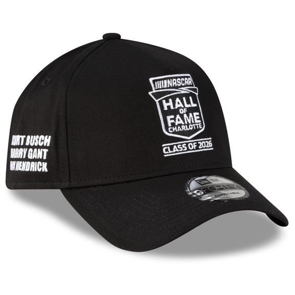 Men's New Era  Black NASCAR Hall of Fame Class of 2026 9FORTY A-Frame Adjustable Hat