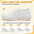 thumbnail image 4 of Barerun Toddler Barefoot Slip-On Tennis Shoes with Drawstring for Girls and Boys, 4 of 7