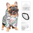 thumbnail image 3 of Balery Design Name Dog Hoodie Pets Wear Hoodies For Small Dogs Pet Clothes Costumes, Pets Wear Hoodie Sweatshirt Outfit For Dogs Cats Cosplay Party-Size Name, 3 of 8