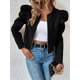 thumbnail image 5 of Chaqueta Corta de Larga para Mujer, con Cremallera, Abrigo, Ropa de Abrigo, Atuendo de Otoño, Chaquetones Negro XXL, 5 of 8
