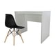 thumbnail image 1 of Set Escritorio Home Office Mundo In Cubo 90 Blanco y Silla JM-1618 Oslo Negra, 1 of 9