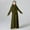 Army Green, variant on Khaki Girls Islamic Dress with Hijab Muslim Abaya Set Prayer Outfit Modest Long Sleeve Maxi Dress for Eid Ramadan 4-12 Years,Size 4-5 T