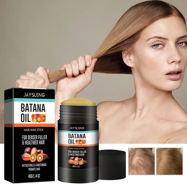 Bálsamo para cabello Batana | Pomada capilar acondicionadora suave | Nutre y promueve el crecimiento del cabello | Añade grosor e hidratación | Fórmula rica en proteínas | 40g | Para hombres y