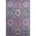 thumbnail image 2 of Addison Rugs Mayfield Premium Machine Washable Transitional Panel Purple Rectangle Rug, 3' x 5', 2 of 6