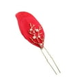 thumbnail image 1 of Yinanstore 3 Pcs/Ensemble Épingles à Cheveux Plumes de Cristal Femmes Filles Accessoires Cheveux - Rouge, 13cm, 1 of 5