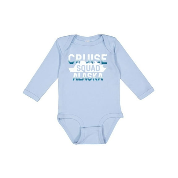 Inktastic Alaska Cruise Squad Vacation Trip Boys or Girls Long Sleeve Baby Bodysuit