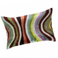 thumbnail image 2 of Pauli Silk Velvet Ikat Pillow, 16" X 24" Case Only, 2 of 5