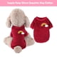 thumbnail image 4 of Billuyoard Ropa para perros, suéter para mantener el calor para mascotas, dulce regalo, chaleco transpirable para cachorros, camisa para Ropa para mascotas Vino rojo METRO, 4 of 6
