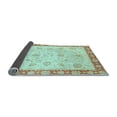 thumbnail image 2 of Ahgly Company Indoor Square Abstract Light Blue Modern Area Rugs, 5' Square, 2 of 4