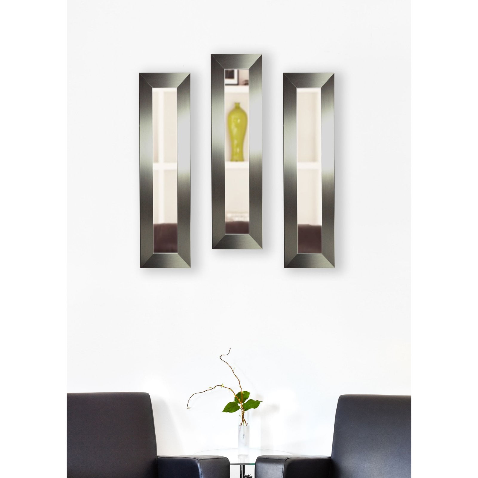 Rayne Mirrors Molly Dawn Wide Silver Wall Mirror