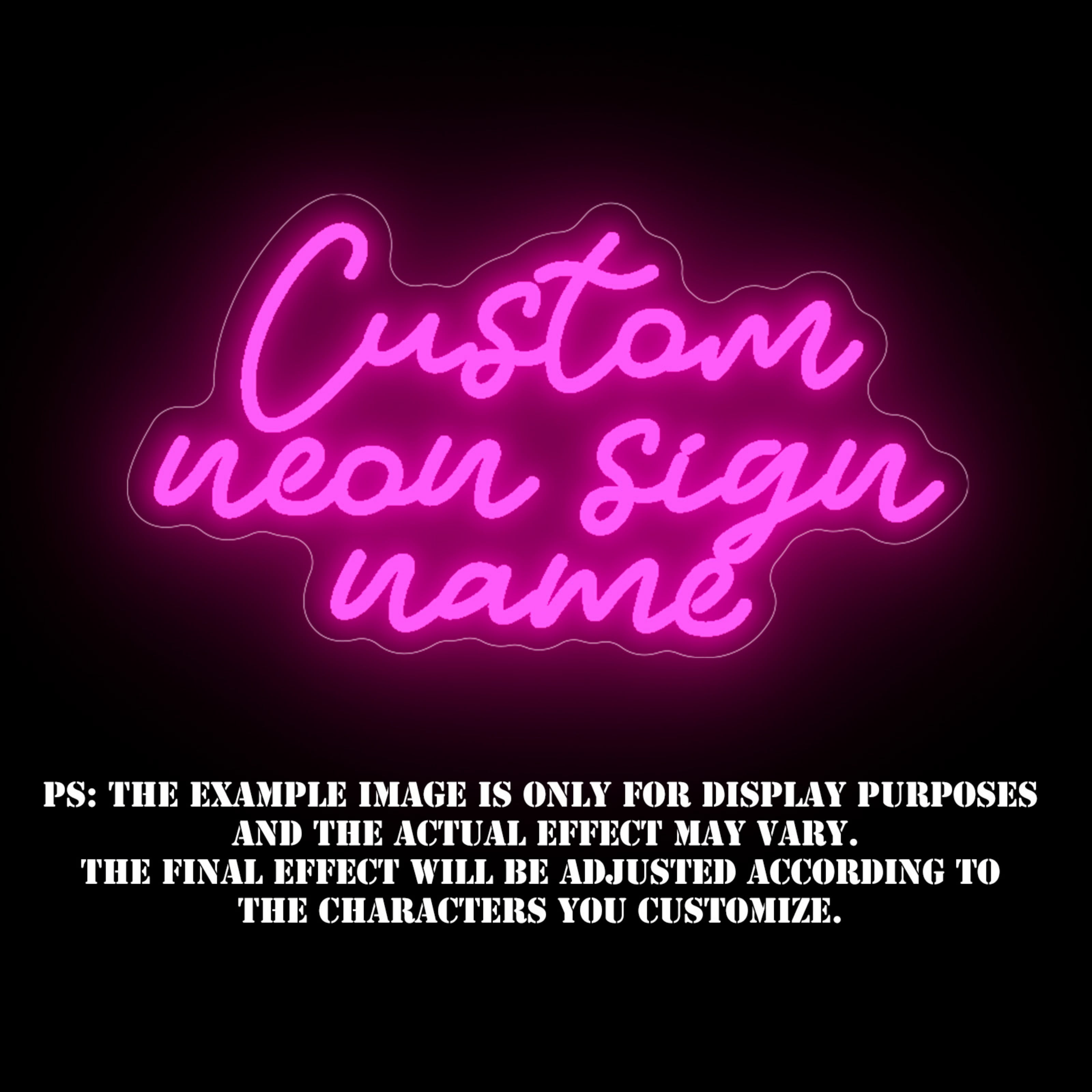 UPONRAY Three Lines Custom Neon Signs, Usb Powered with Adjustable Brightness Wall Decor for Gifts, Ice Blue, 20 inch