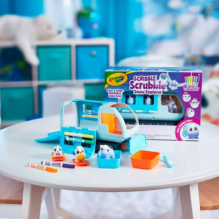 白雪ページ　　ブライト　15個セット Crayola Scribble Scrubbie Arctic Snow Explorer, Color-Change Pets