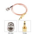 thumbnail image 2 of Uxcell BNC Macho a 3.5mm (1/8") Macho Cable de Audio Coaxial de Potencia 50 ohm 2 Pies, 2 of 5