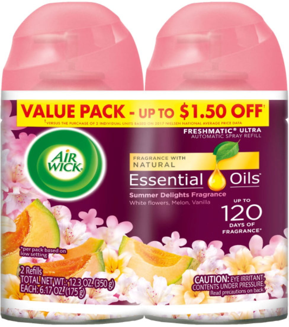 Air Wick Life Scents Automatic Air Freshener Spray, Summer Delights