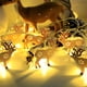 thumbnail image 1 of Cadena de luces LED de hierro para Navidad, diseño de árbol de Navidad, muñeco de nieve, Papá Noel, luces a batería, USB, 1 of 6