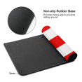 thumbnail image 6 of Large Mouse Pad, Puerto Rico Flag Non-Slip Waterproof Rubber Keyboard Office Desk Pads Mousepad, 29.5 x 15.8 inches 3mm Thick, 6 of 7