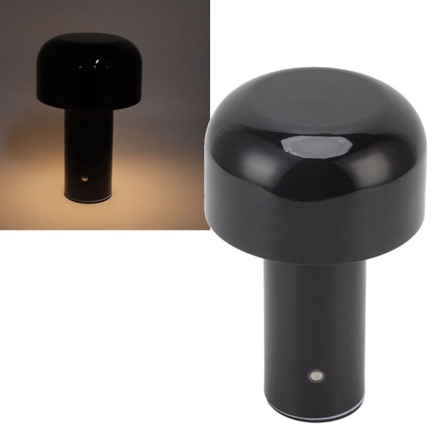 Lámpara De Noche De Champiñones, Lámparas De Mesa Inalámbricas Con Atenuación Sin Pasos, Luz Recargable Del Escritorio LED De Batería Para Dormitorio, , Comedor,